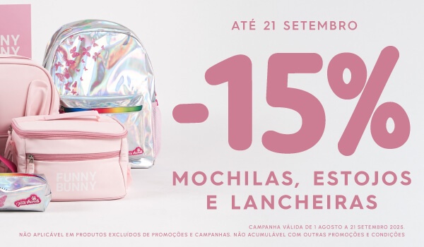 Várias mochilas em tons de rosa num fundo claro
